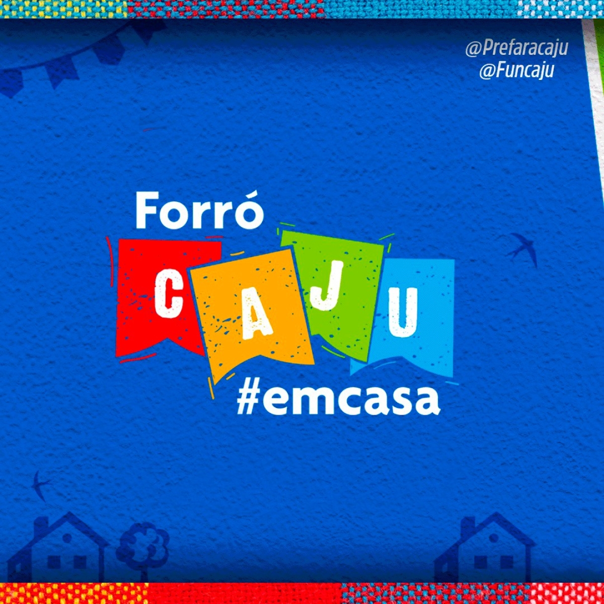 Prefeitura de Aracaju divulga programação completa do Forró Caju em Casa (Arte: Prefeitura de Aracaju)