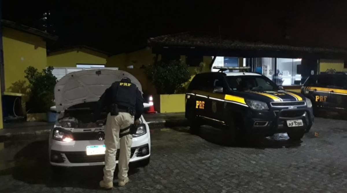 Operação Tamoio II: motorista de aplicativo é assaltado, tem carro roubado e PRF recupera o veículo em menos de duas horas (Foto: PRF/SE)