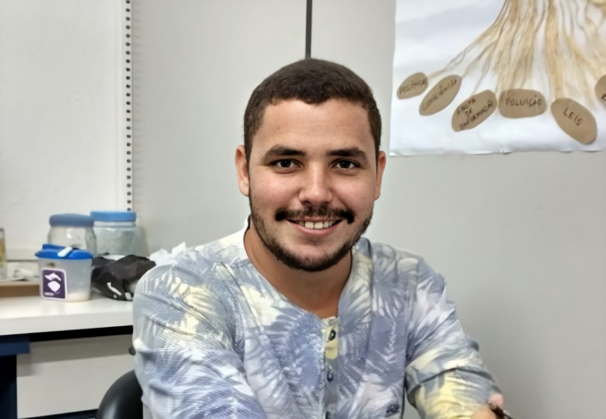 Biólogo e doutorando no Programa de Pós Graduação em Saúde e Ambiente da Unit, Felipe Mendes Fontes (Foto: Assessoria de Imprensa Unit)