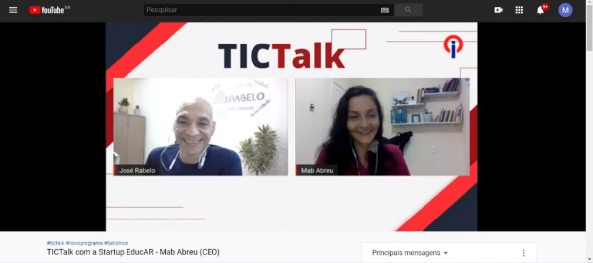 TIC Talk é o mais novo programa com conteúdo voltado para empreendedorismo e inovação no Youtube (Imagem: Assessoria de Imprensa Unit)