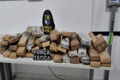PM apreende mais de 36 quilos de maconha em Nossa Senhora do Socorro (Foto: PM/SE)