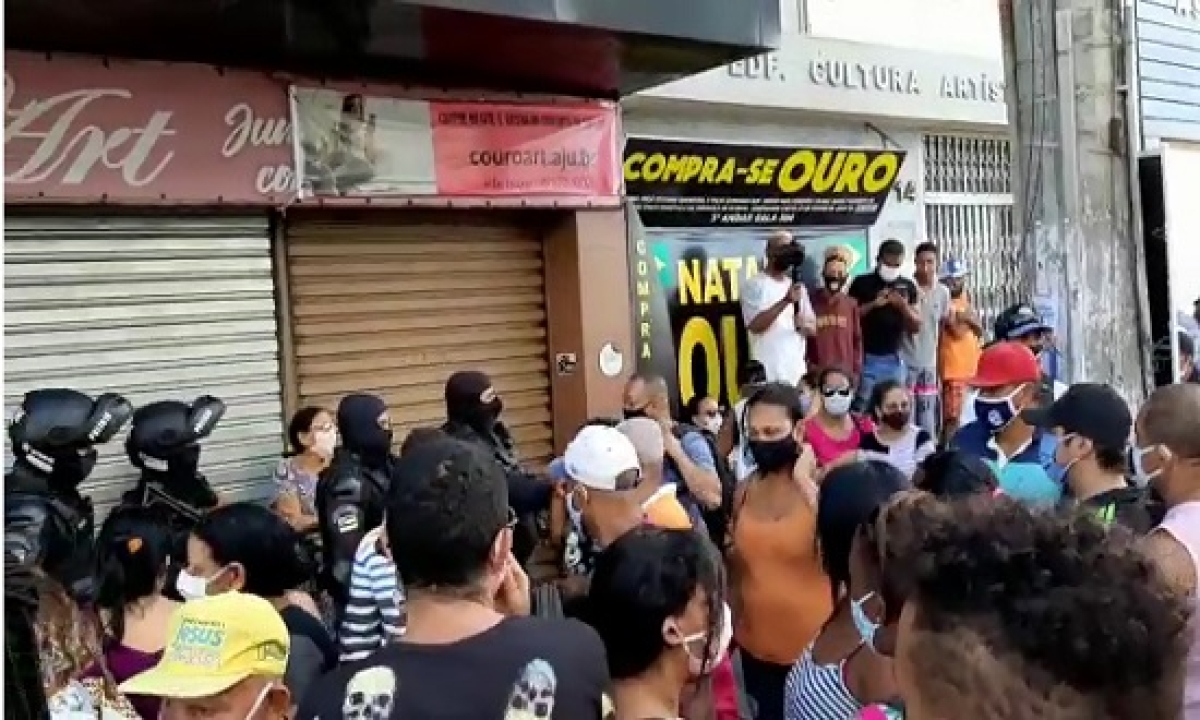 Polícia Militar teve que ser acionada (Foto: Magna Santana)