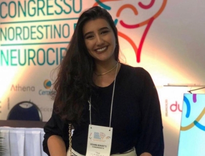 Aluna do 4º período de Medicina da Universidade Tiradentes, Giovanna Munaretto (Foto: Assessoria de Imprensa Unit)
