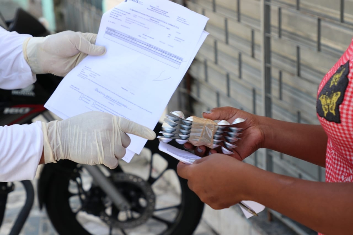 Case mantém em agosto a entrega domiciliar de medicamentos para usuários de Aracaju (Foto: SES/SE)