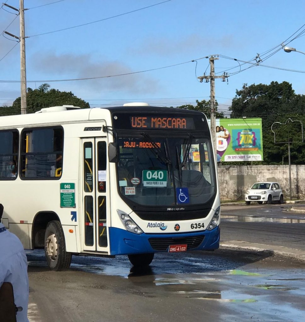 Setor do transporte começa a circular com 80% da frota, mas faz alerta (Foto: Setransp Aracaju)