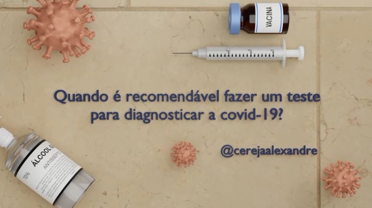 Quando é recomendável fazer um teste para diagnosticar a covid-19? (Imagem: Reprodução de vídeo/ Olhar Digital)