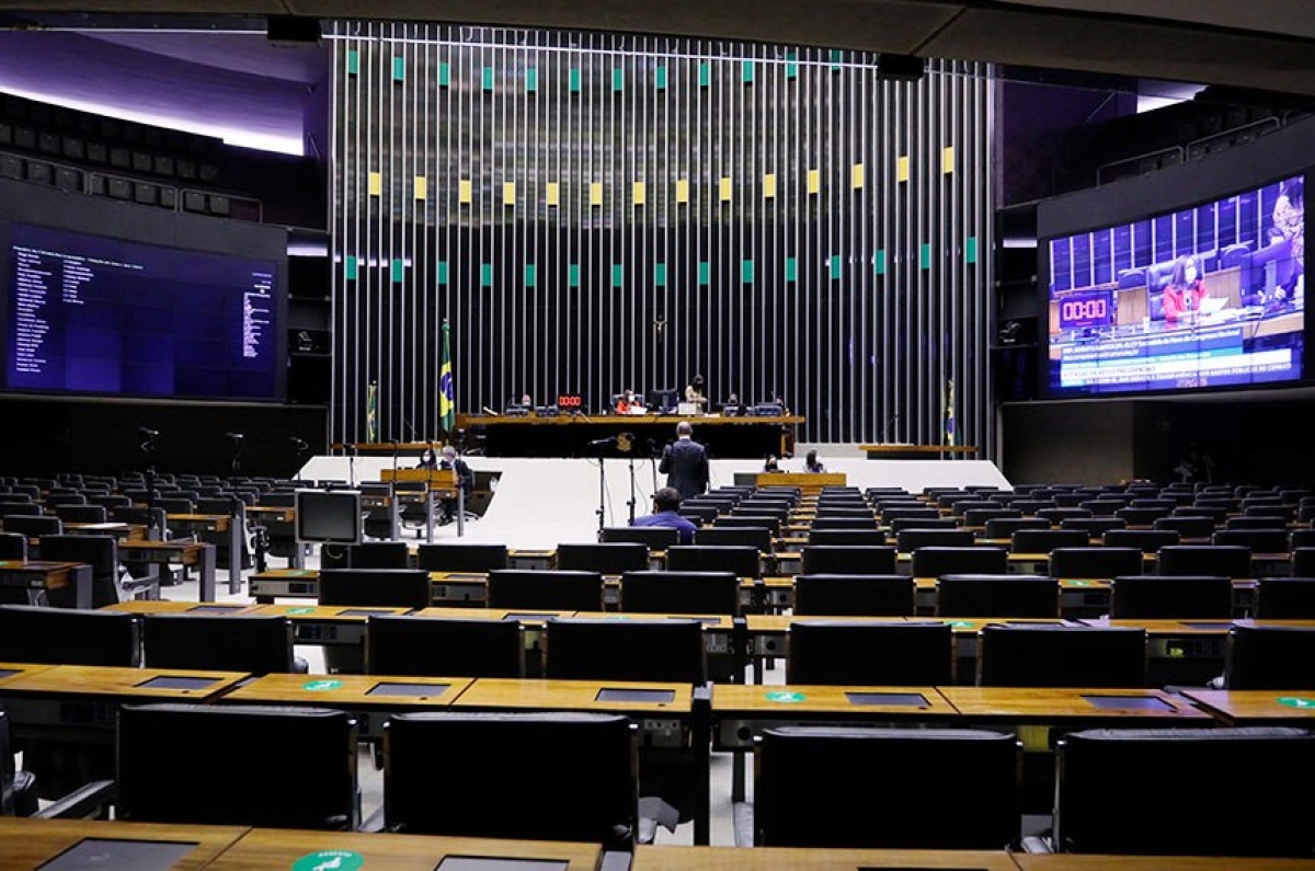 Deputados deliberam sobre vetos presidenciais por meio de sessão remota (Foto: Najara Araujo/ Câmara dos Deputados)