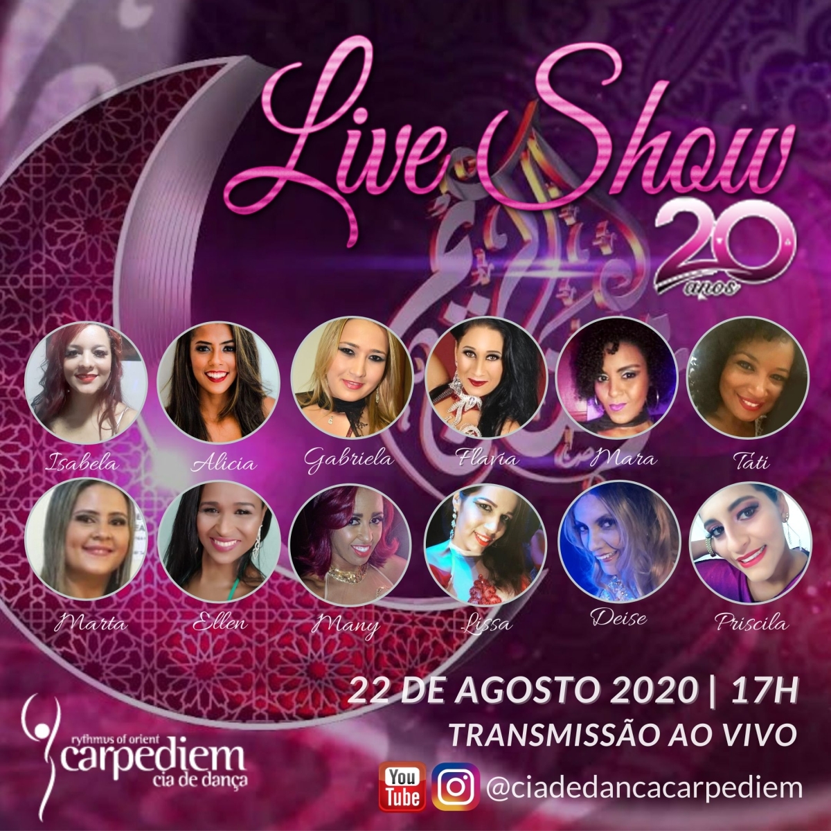 Cia de Dança Carpe Diem faz Live Show (Imagem: Divulgação)
