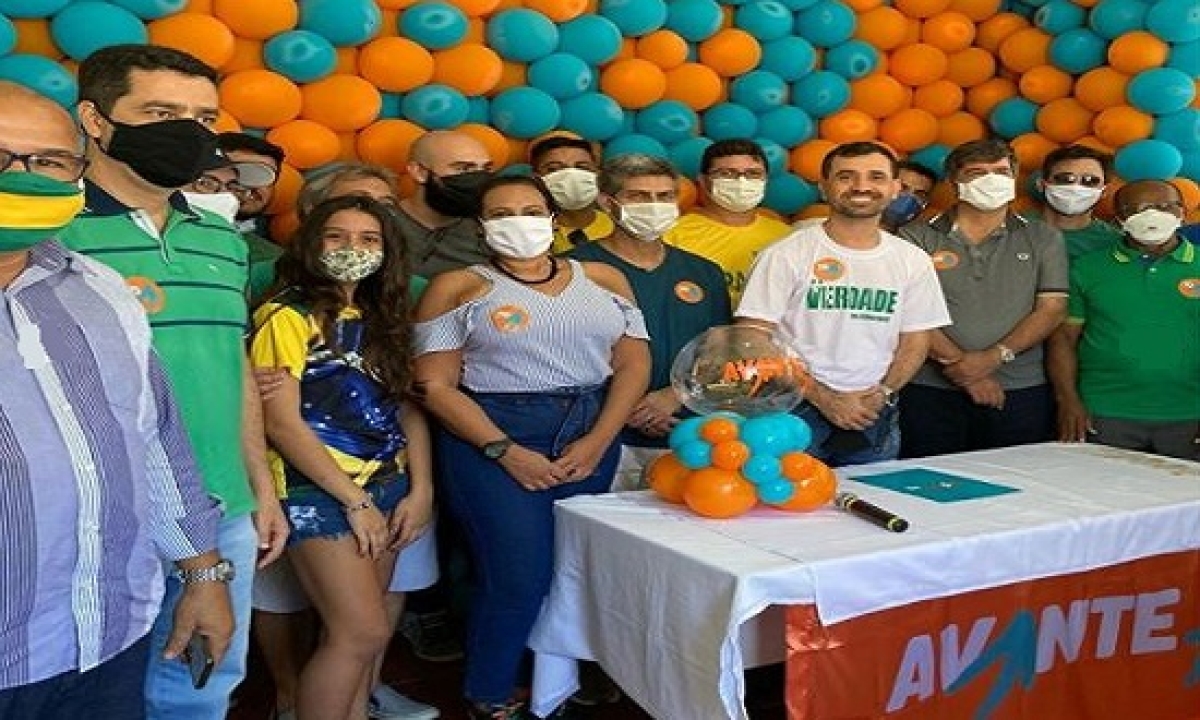 Candidatura foi oficializada durante convenção presencial na sede do Avante, em Aracaju (Foto: Rede Social)