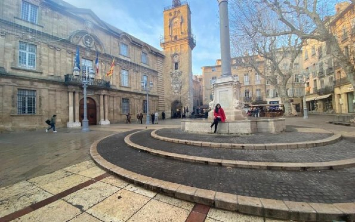 Aix en Provence é conhecida como a "cidade das mil fontes" - Foto: Carla Passos