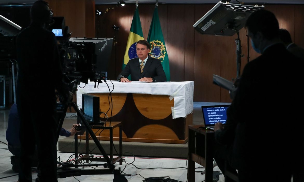 Bolsonaro participa da abertura de fórum econômico com países árabes (Foto: Marcos Corrêa/ PR)