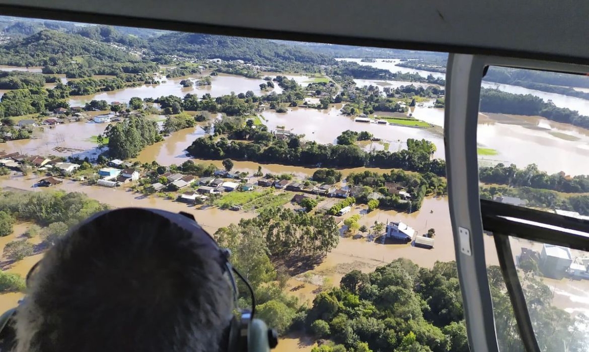 Ciclone pode causar tempestade e alagamento em vários pontos do país (Foto: Divulgação/ Defesa Civil RS)