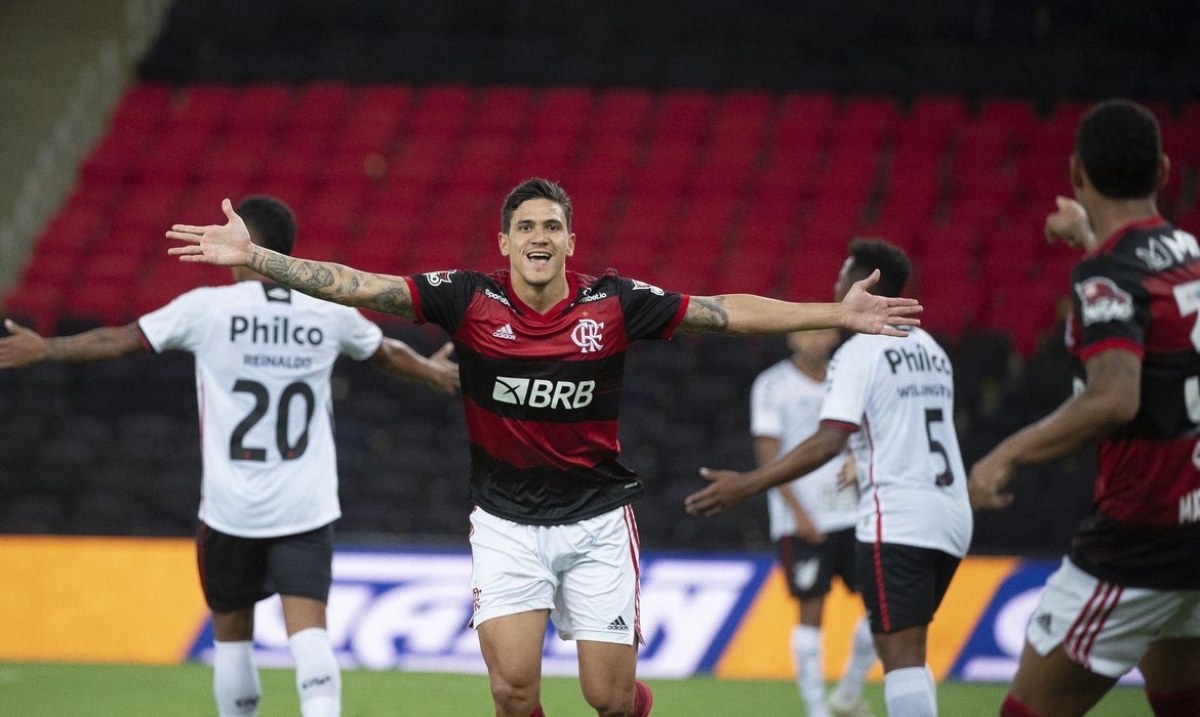 Pedro brilha, Flamengo bate Athletico e prossegue na Copa do Brasil (Foto:  Alexandre Vidal/ Flamengo)