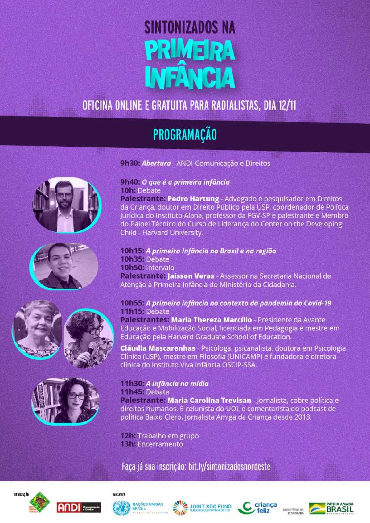 Radialistas podem se inscrever em oficina gratuita sobre Mídia e Primeira Infância (Imagem: Divulgação/ SES/SE)