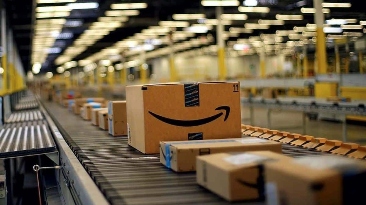 Centro de distribuição da Amazon no Brasil (Foto: Divulgação/ Amazon)