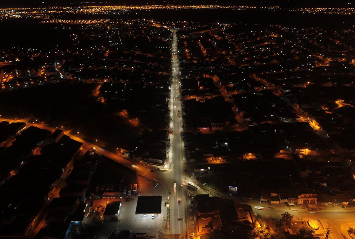 Aracaju se tornará primeira capital do país a trocar 100% da iluminação pública por LED (Foto: Ascom Emurb)