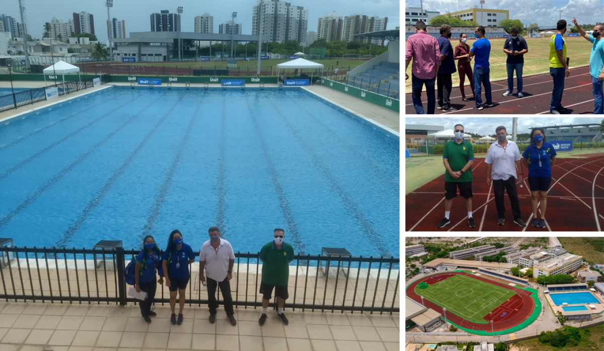 Complexo Esportivo da Unit pode receber competições nacionais em 2021 (Imagem: Assessoria de Imprensa Unit)
