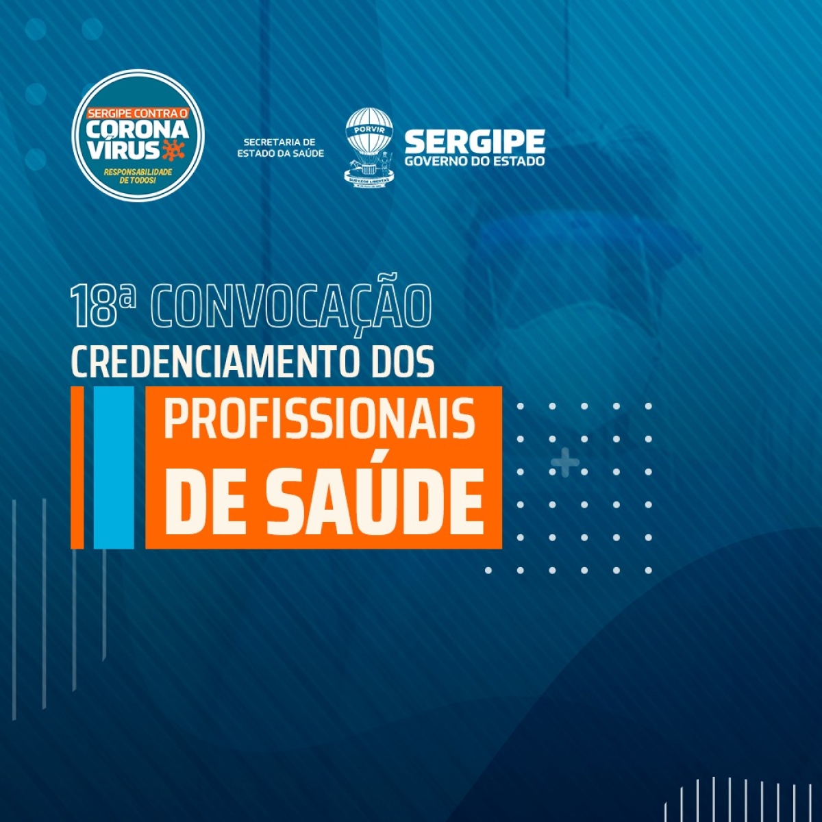 SES divulga 18ª lista de convocação do credenciamento para profissionais de saúde (Imagem: SES/SE)