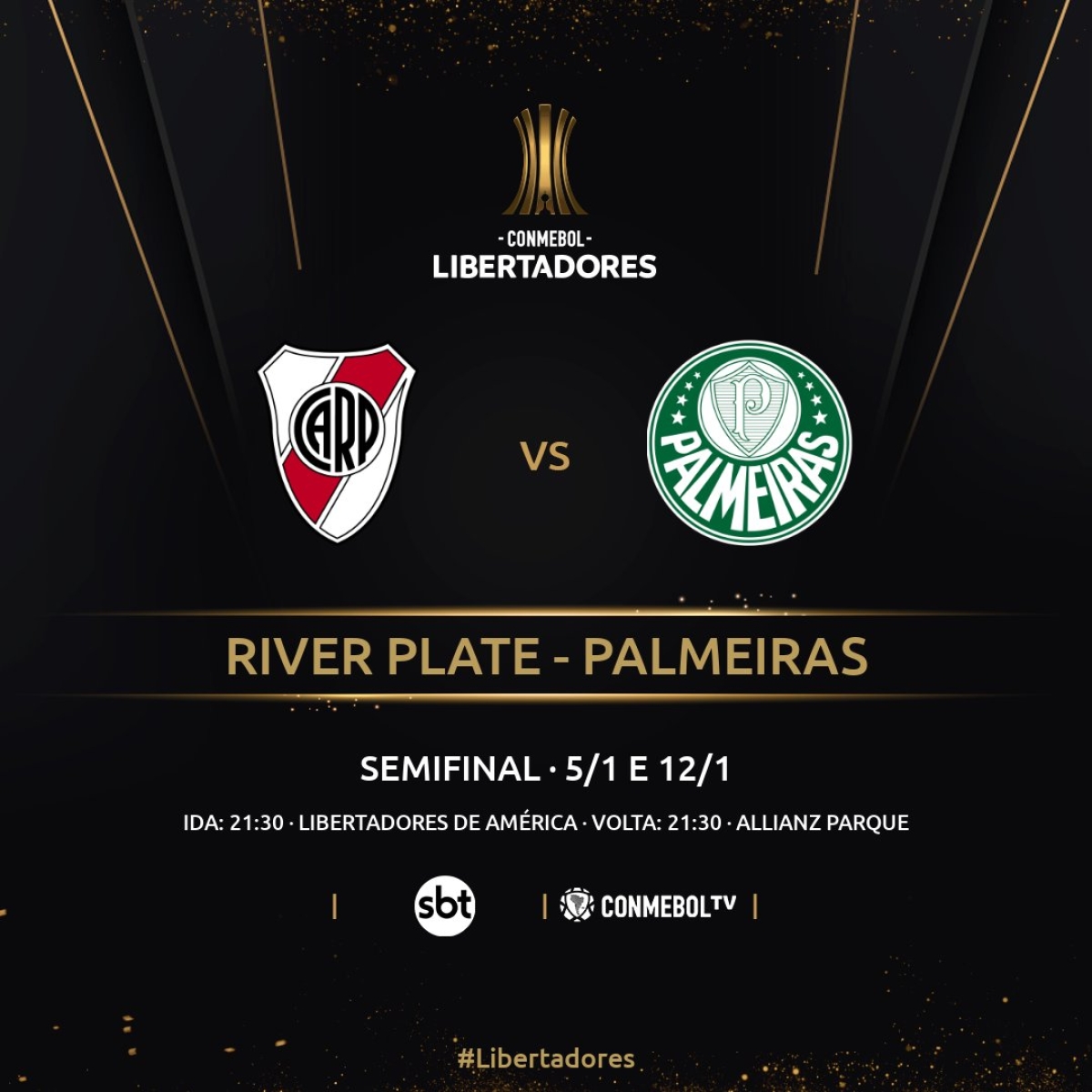 Conmebol anuncia datas e horários das semifinais da Libertadores (Imagem: Twitter/ CONMEBOL Libertadores)