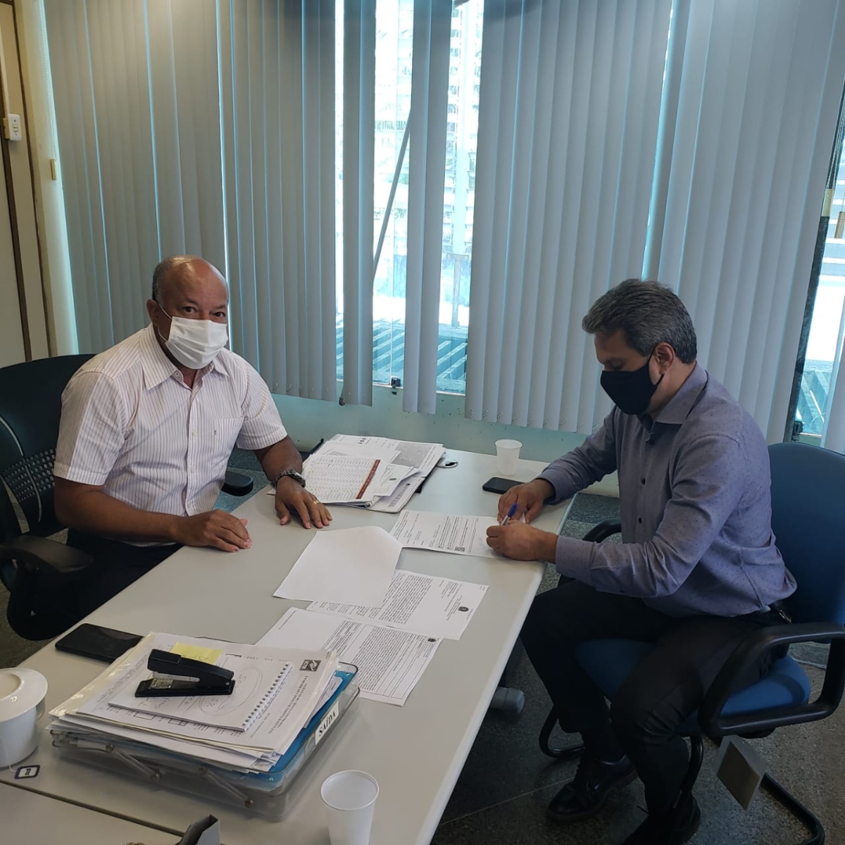 Laranjeiras: Prefeitura e FUNASA firmam convênio para investimento de R$ 1 milhão (Foto: Via Ascom PML)
