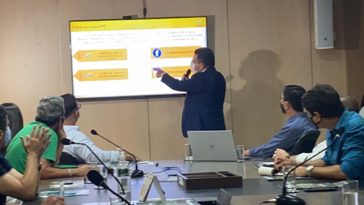 Segundo Sales Neto, o conve?nio vai colocar Sergipe nas prateleiras das milhares de lojas (Foto: Via Destaque Notícias)