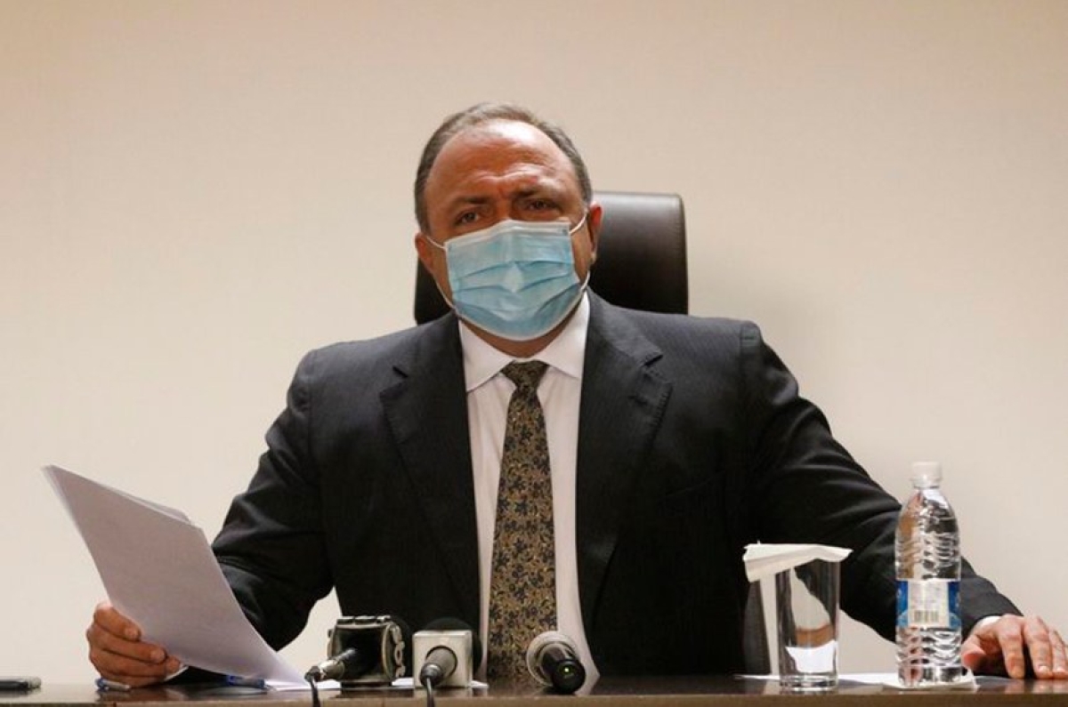 Ministro da Saúde, Eduardo Pazuello, é responsabilizado pelo partido pela falta de oxigênio para tratamento de pacientes com covid-19 (Foto: Agência Senado)