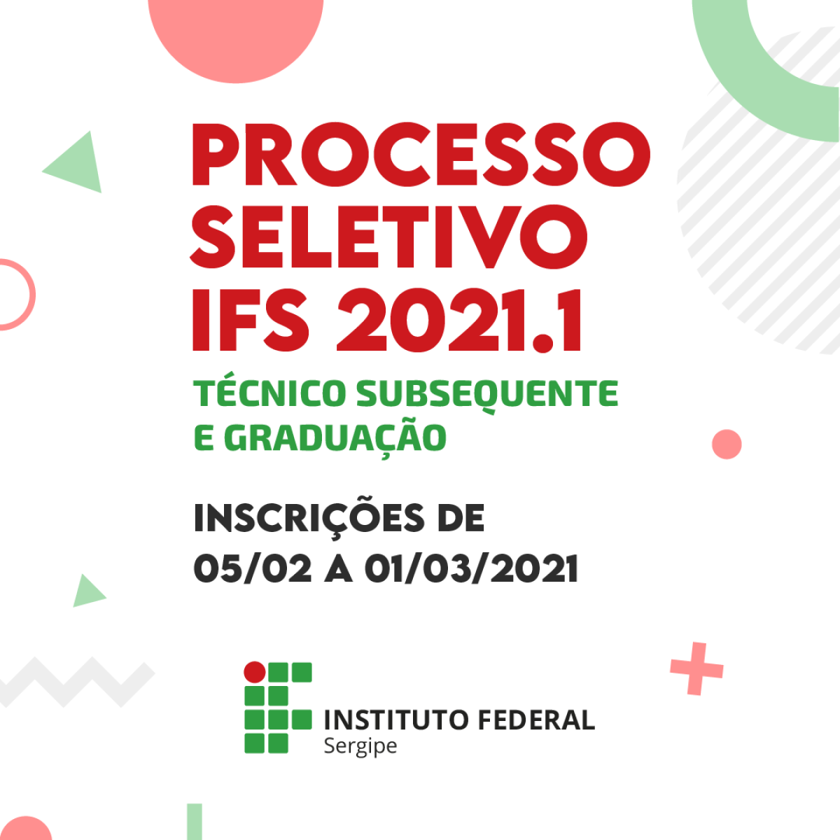 IFS oferta 1,4 mil vagas em cursos de graduação e técnicos subsequentes (Imagem: Divulgação/ IFS)