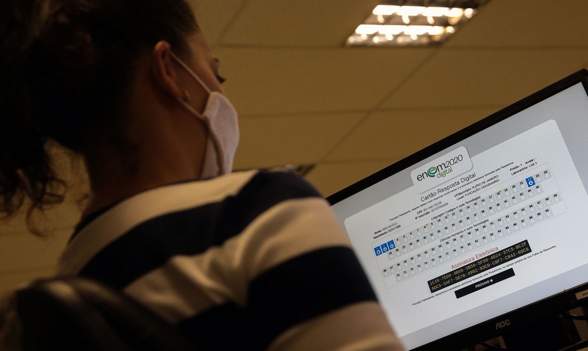 Gabaritos do Enem digital já estão disponíveis; confira (Foto: Marcello Casal Jr./ Agência Brasil)