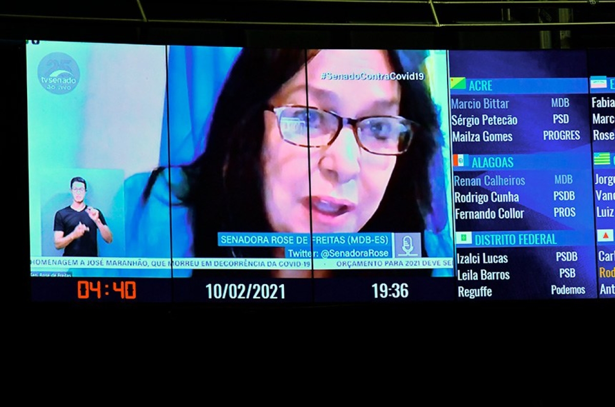 A senadora Rose de Freitas (MDB-ES) é autora da proposta, que segue para a análise da Câmara dos Deputados (Foto: Waldemir Barreto/ Agência Senado)