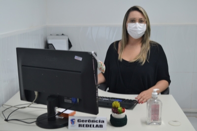 Silvia Virginia Barreto, gerente da Redelab em Sergipe (Foto: SES/SE)