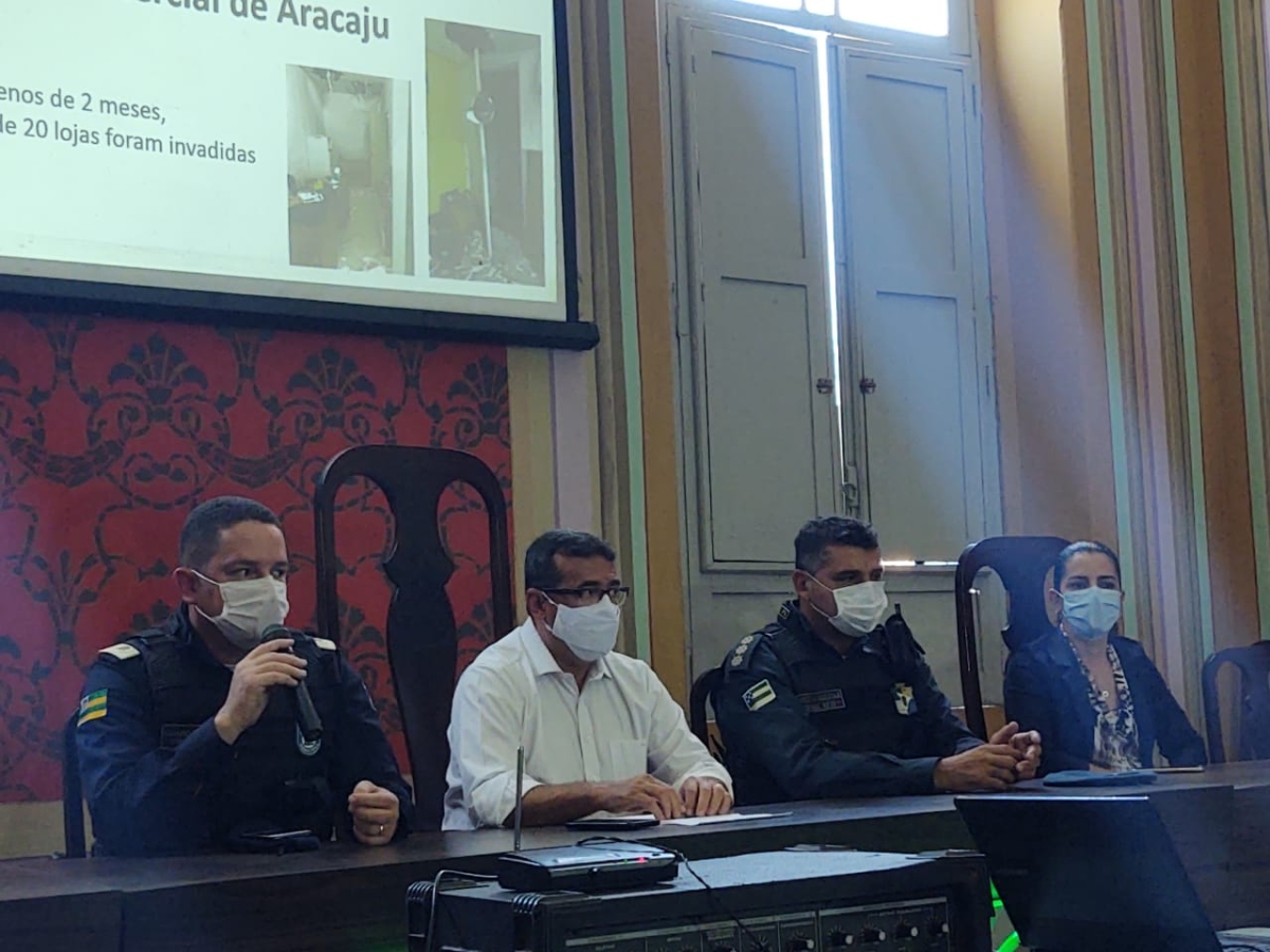 Acese realiza reunião entre lojistas e órgãos de segurança para coibir arrombamentos (Foto: Acese)