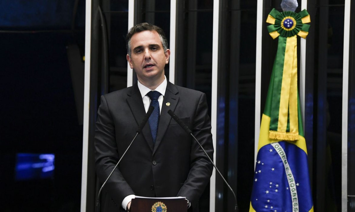 Pacheco defende compra direta de vacinas de covid-19 pelos estados (Foto: Jefferson Rudy/ Agência Senado)