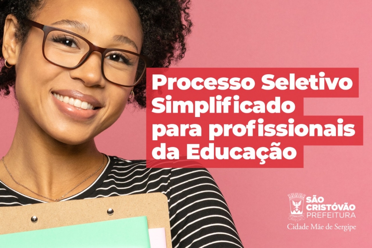 Prefeitura de São Cristóvão abre PSS para contratação de profissionais da educação (Imagem: Divulgação/ Prefeitura de São Cristóvão)