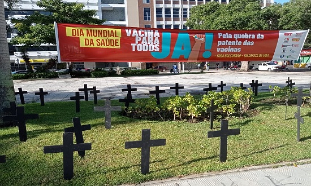 Para Silva, a vacinação ainda está aquém do desejado. "O que estamos vendo é uma vacinação a conta gotas", diz (Foto: CUT/SE)