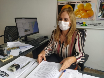 Diretora de Defesa Animal e Vegetal da Emdagro, Aparecida Andrade (Foto: Emdagro/SE)