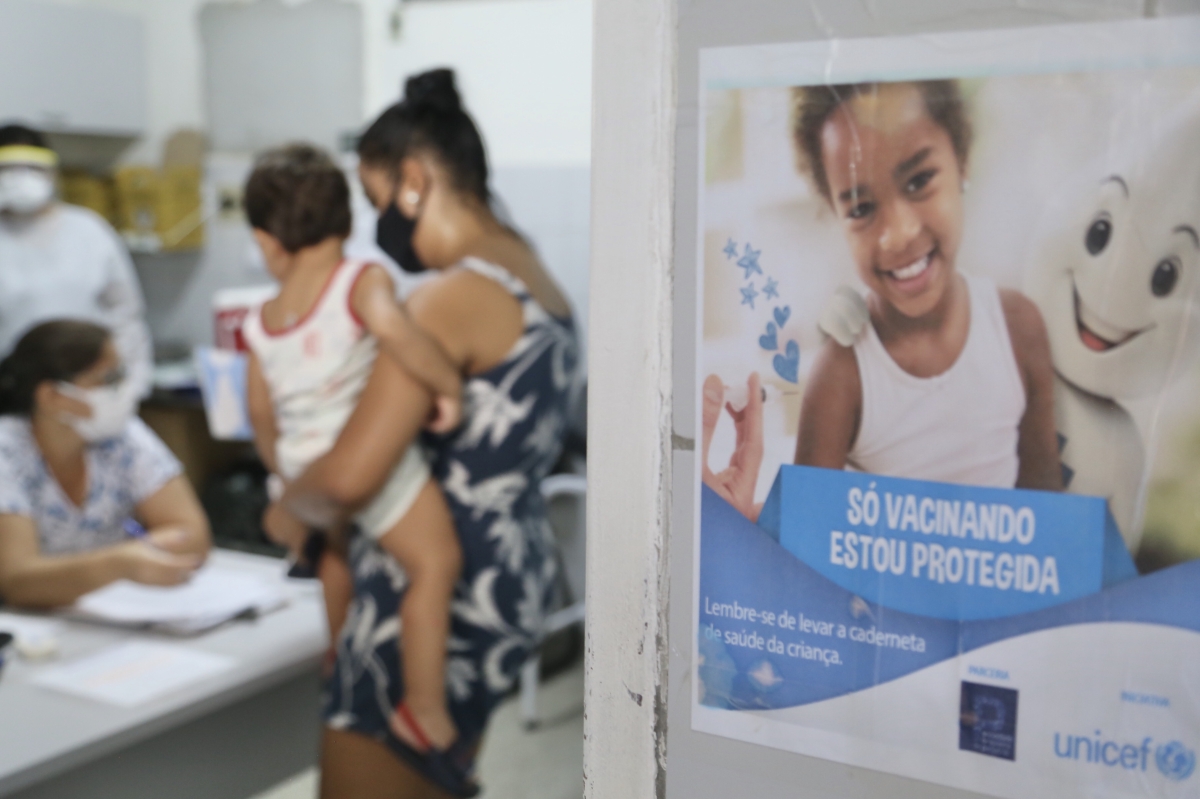 Influenza: vacinação de crianças, gestantes e puérperas segue até o dia 10 de maio (Foto: Marcelle Cristinne/ Prefeitura de Aracaju)