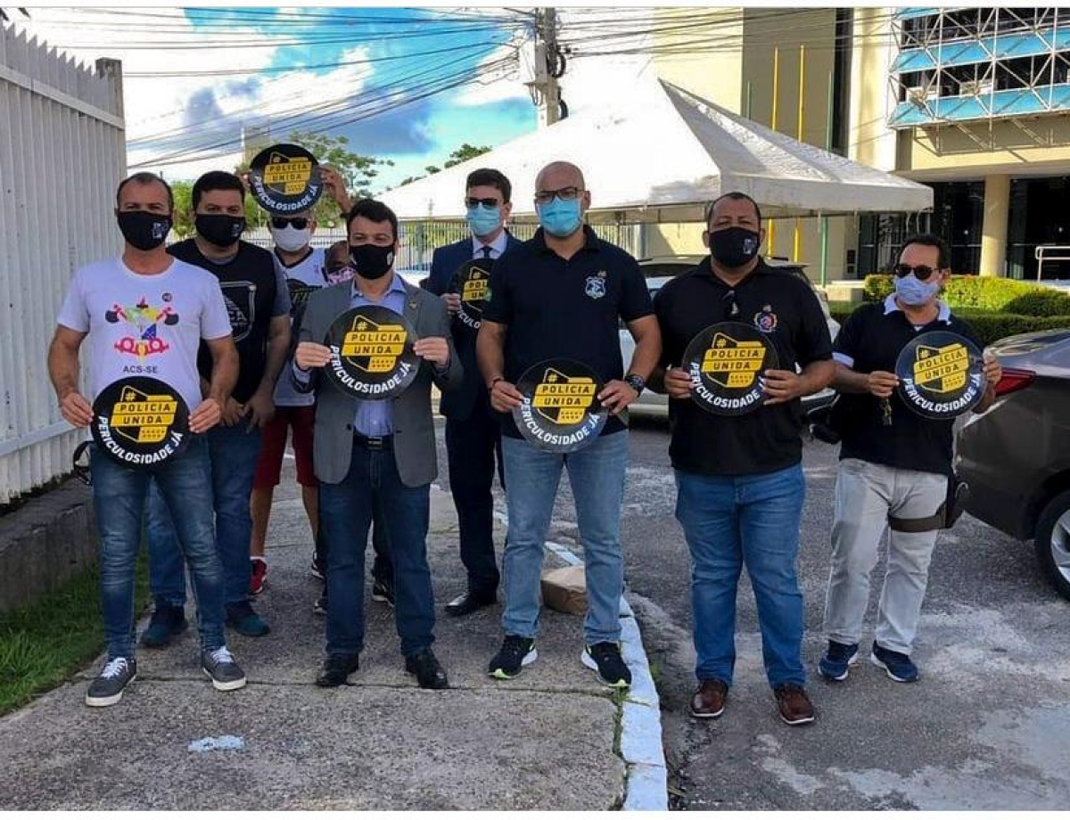 Campanha em prol do adicional de periculosidade tem grande adesão (Foto: Ascom Adepol/SE)