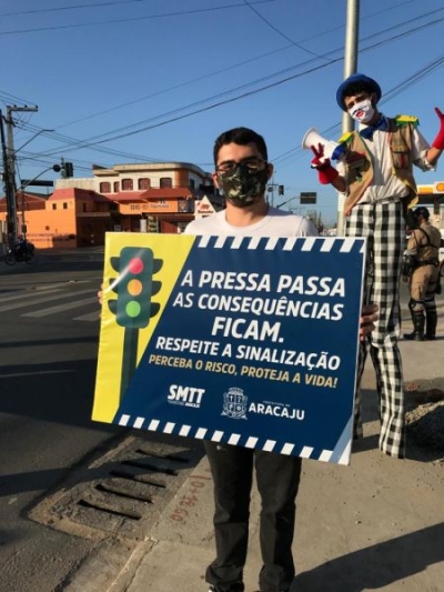Programação do "Maio Amarelo" em Aracaju começa no dia 3/5 (Foto: SMTT/Aracaju)