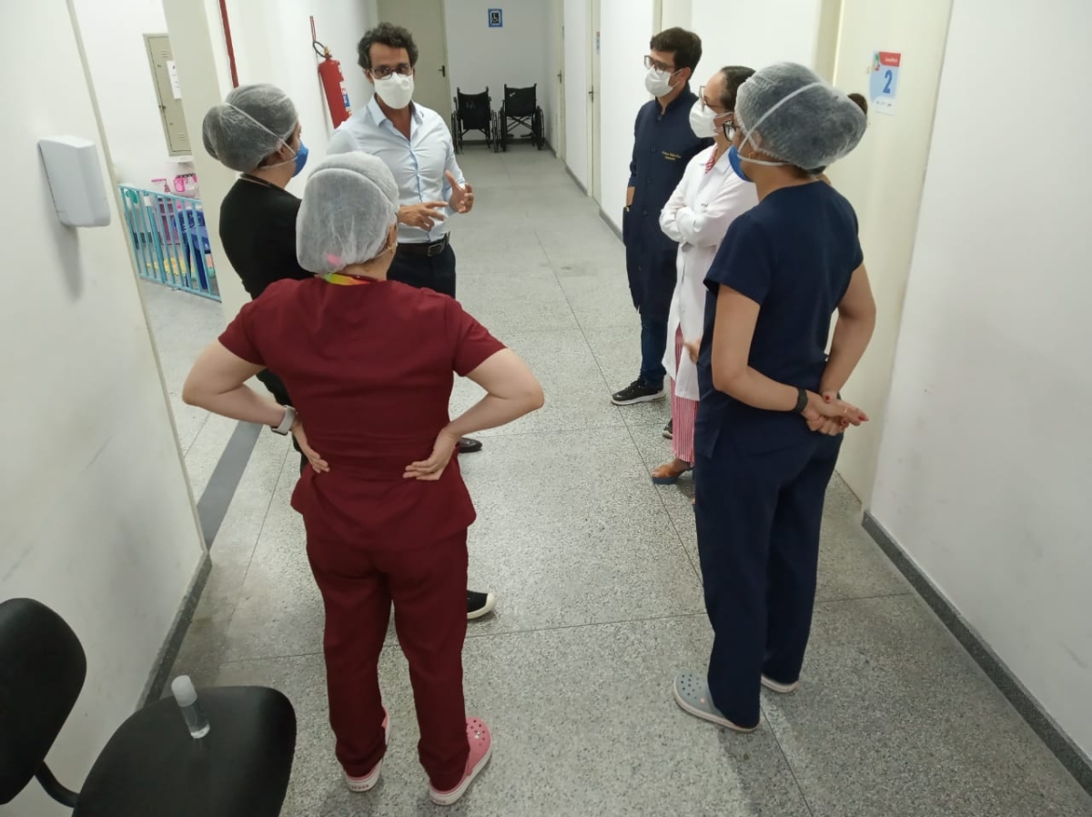 Serviço pioneiro em Sergipe reabilita pacientes recuperados da Covid-19 no Huse (Foto: SES/SE)