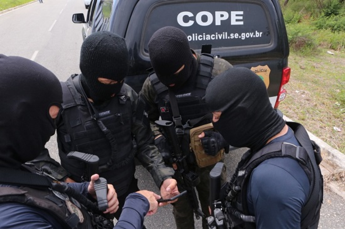 Os mandados de prisão foram cumpridos em Aracaju e na cidade de Frei Paulo (Foto: SSP/SE) Os mandados de prisão foram cumpridos em Aracaju e na cidade de Frei Paulo (Foto: SSP/SE)