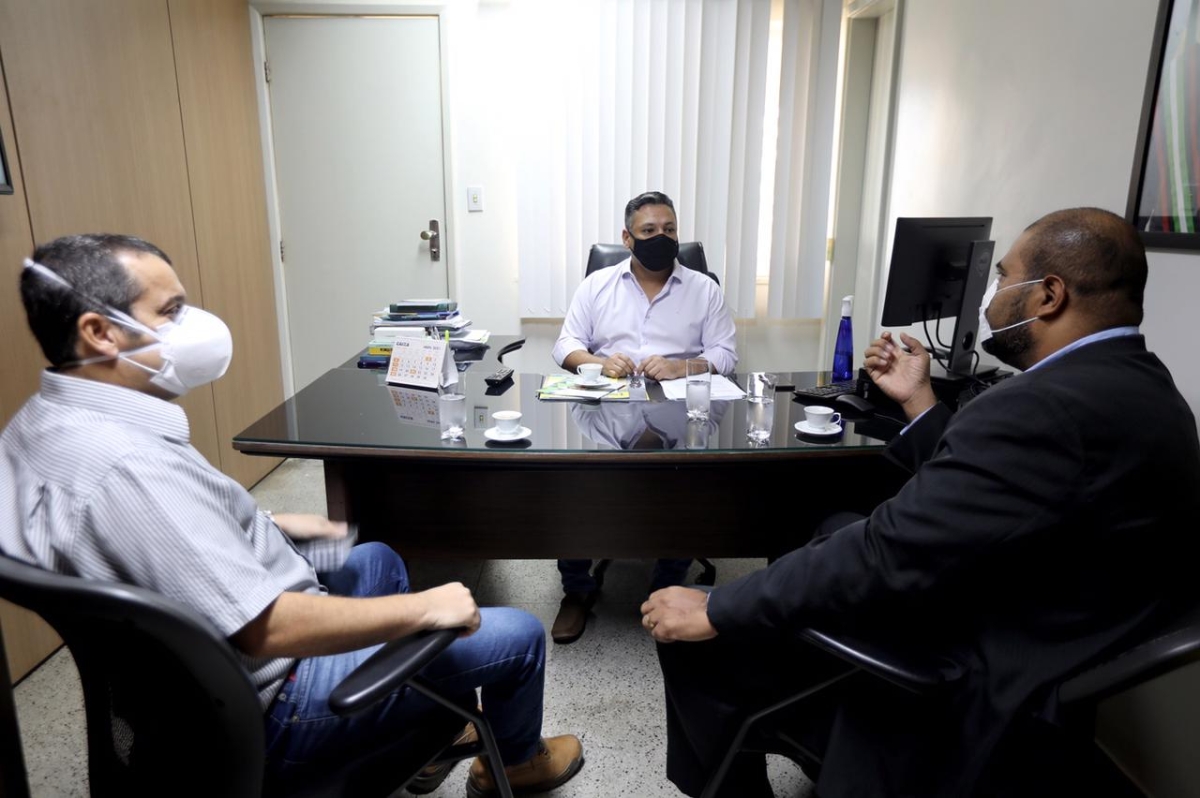 Deputado Ibrain de Valmir recebe reitor da UFS e afirma compromisso em ajudar Universidade (Foto: Assessoria Ibrain de Valmir)