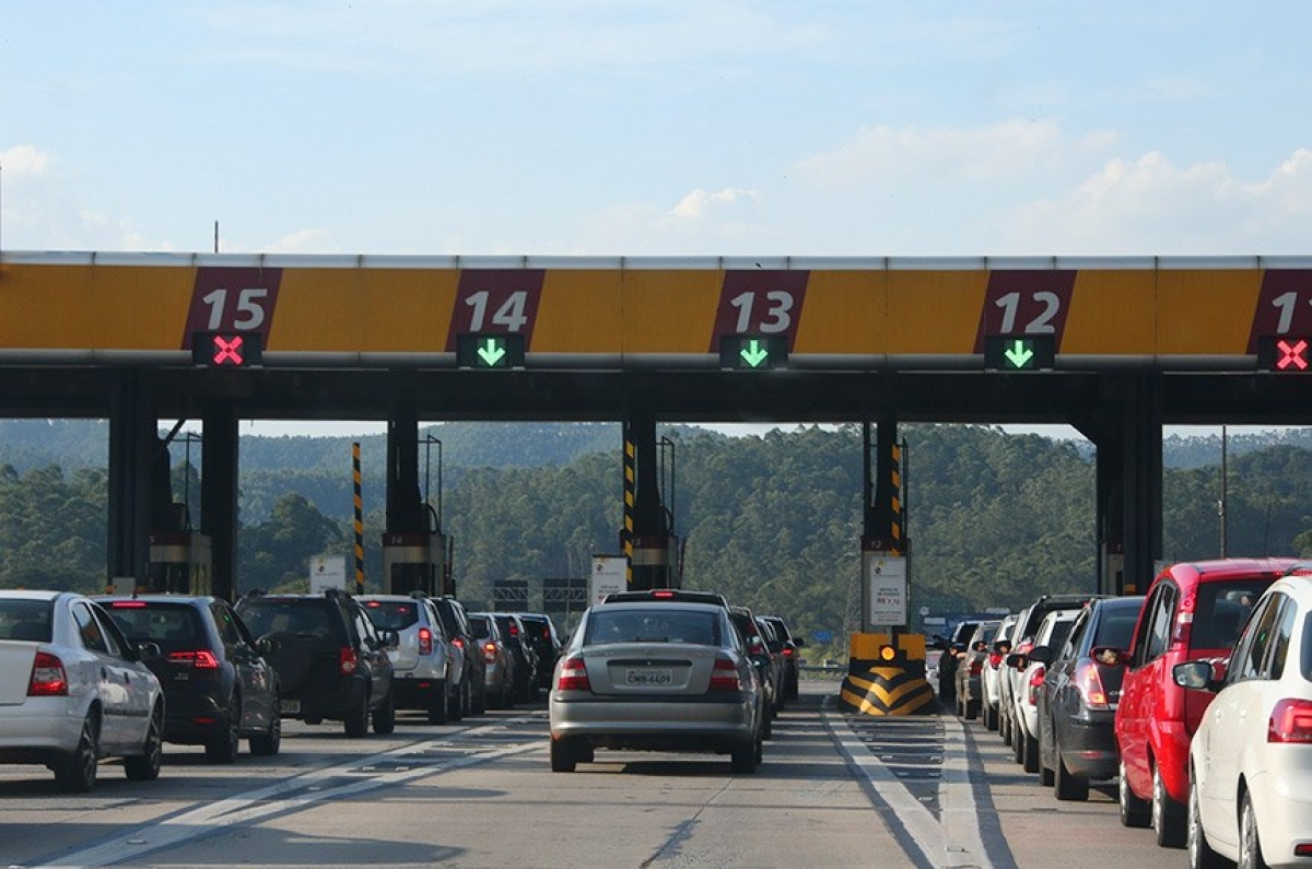 Para a cobrança proporcional será usado sistema de reconhecimento visual automático de placas ou identificação por meio de rádio de chips instalados na licença do veículo (Foto: Marcos Santos/ USP Imagens)