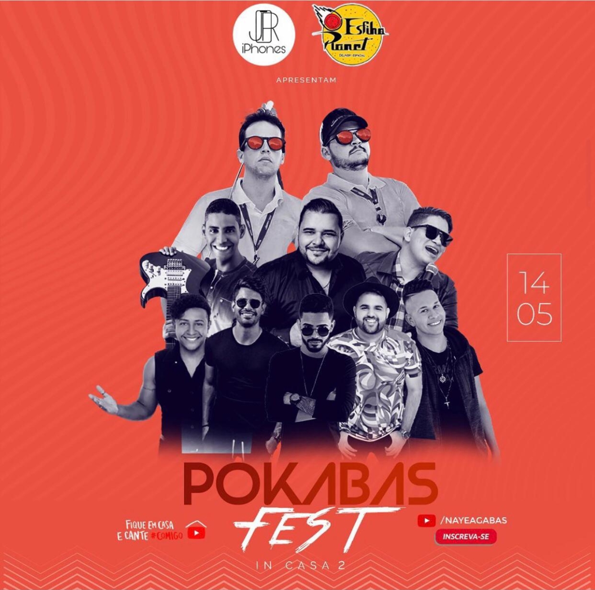 Live Pokabas Fest acontece nesta sexta, 14/5, com diversas atrações (Imagem: Divulgação)