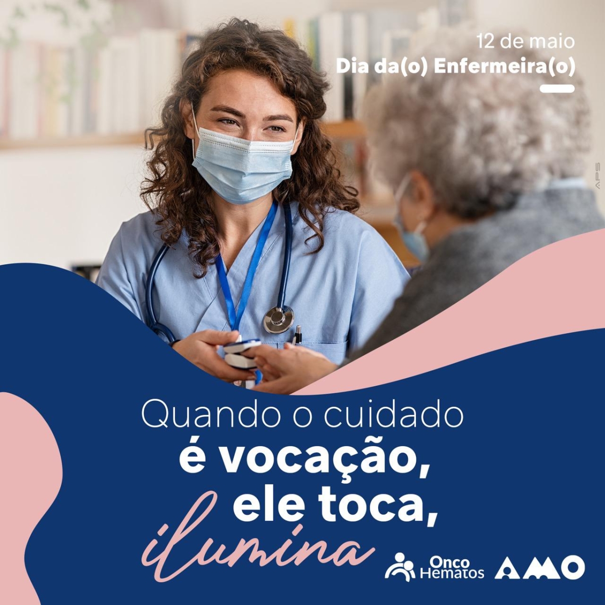 Profissional de enfermagem precisa ter vocação para acolher e cuidar (Imagem: Divulgação/ Onco Hematos)