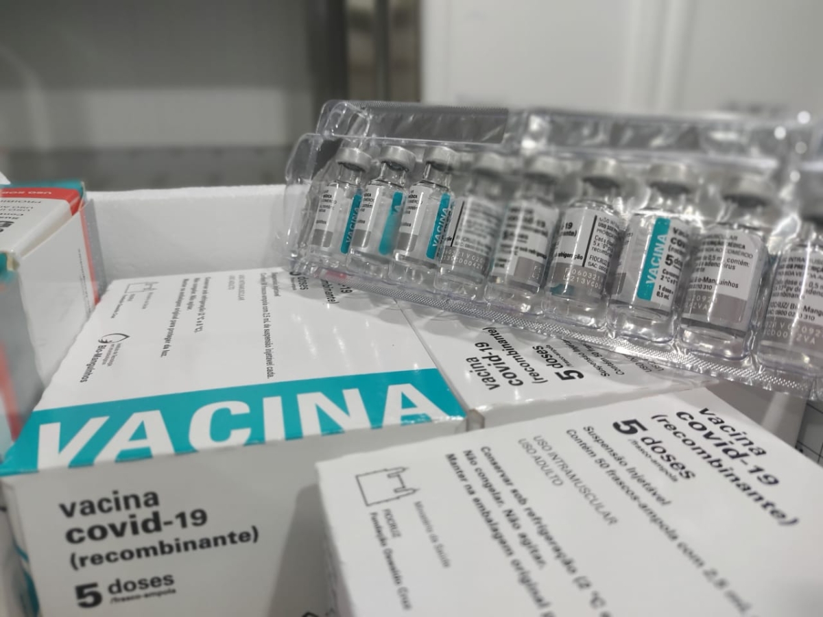 Sergipe recebe mais de 67 mil doses de vacina contra a Covid-19 (Foto: SES/SE)