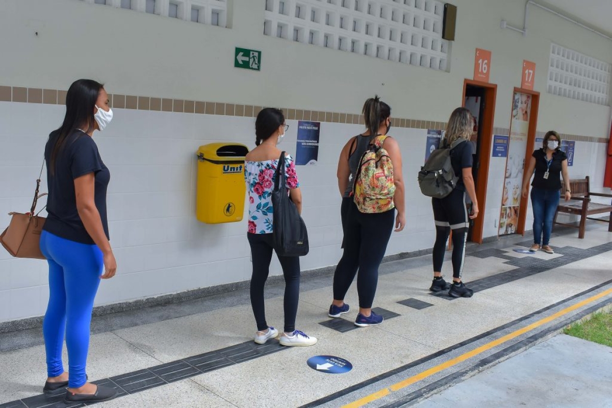 Grupo Tiradentes adota protocolos para retomar aulas teóricas presenciais (Foto: Assessoria de Imprensa Unit)