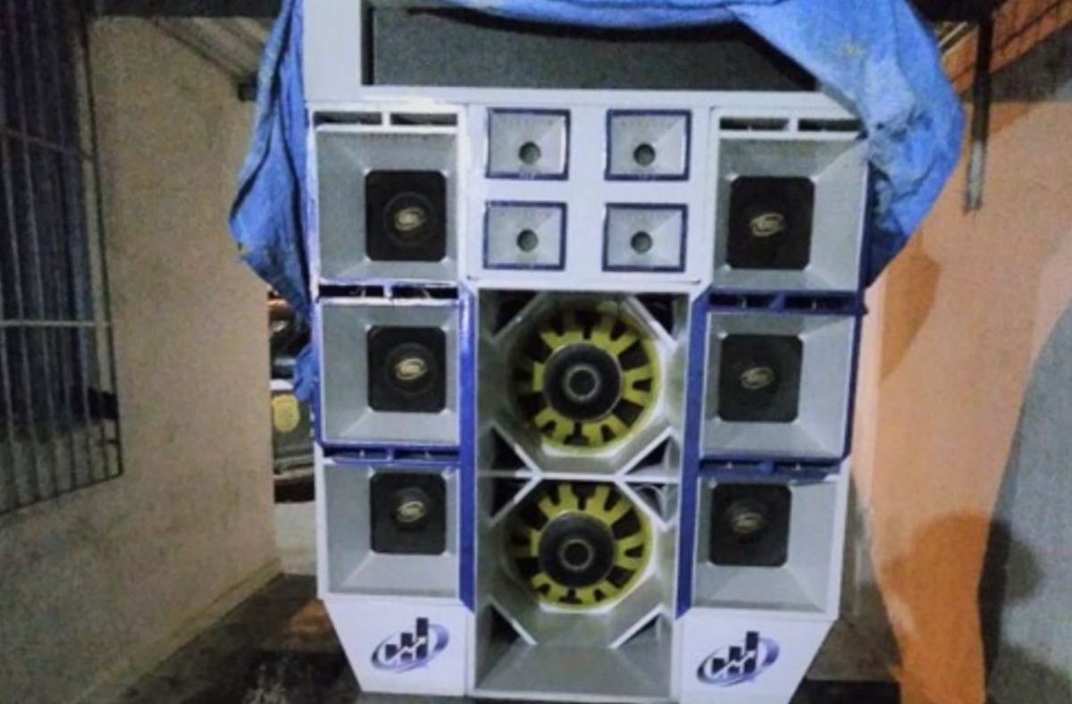 Polícia Militar encerra festa ilegal em Nossa Senhora da Glória (Foto: SSP/SE)