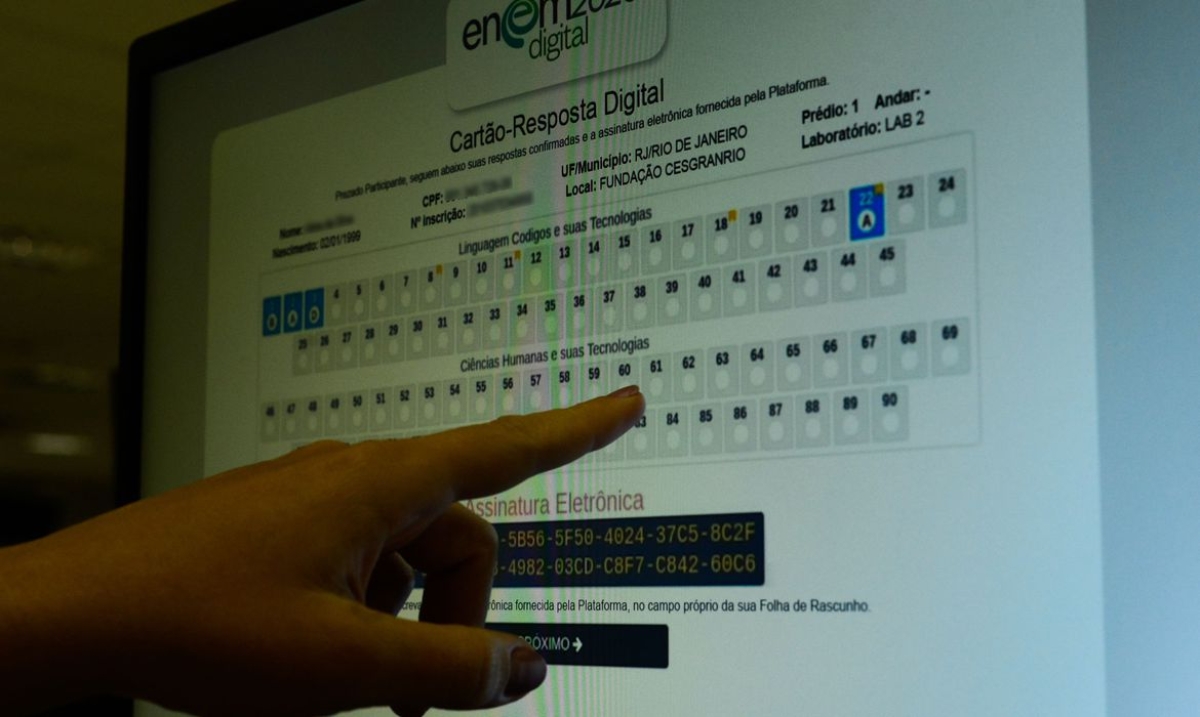 Enem Digital 2021 terá recursos de acessibilidade (Foto: Marcello Casal Jr./ Agência Brasil)