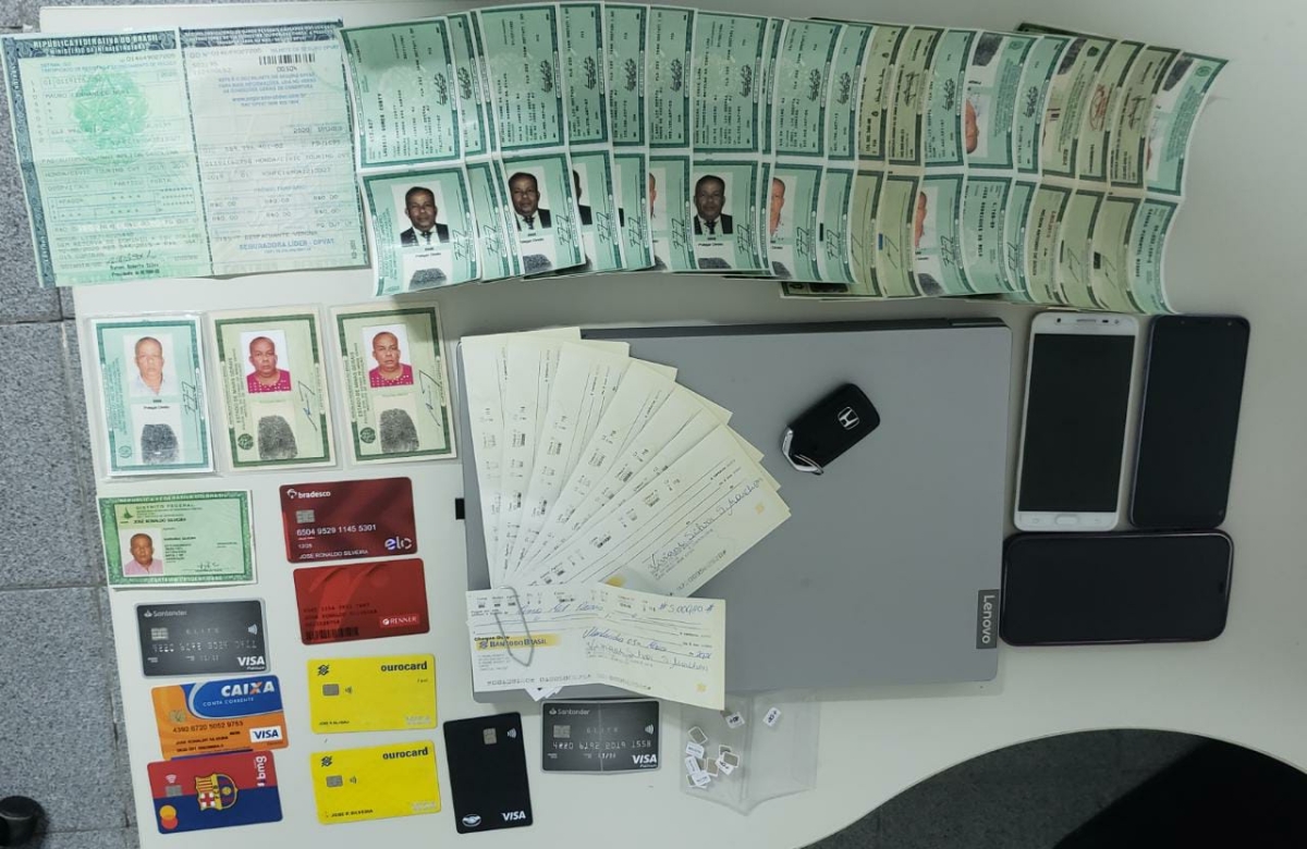 Polícia Civil flagra estelionatário em tentativa de golpe contra banco em Aracaju (Foto: SSP/SE)