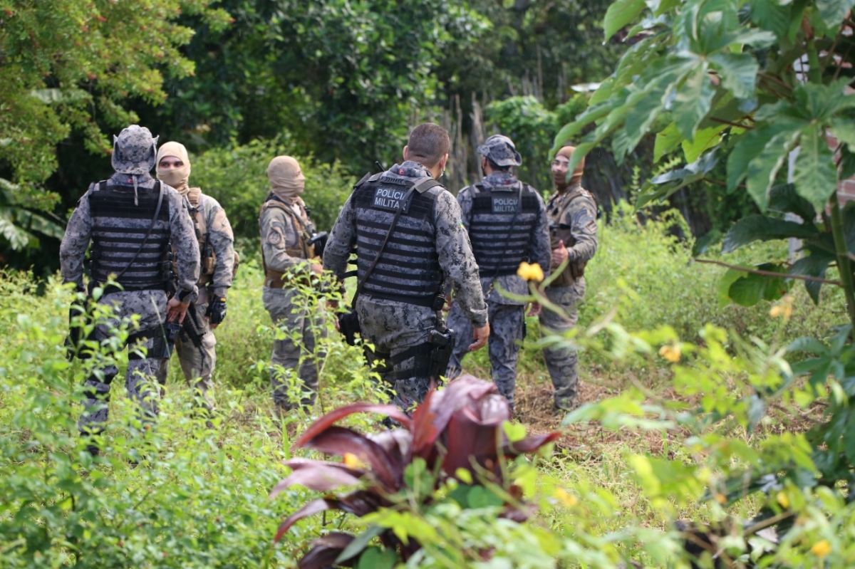 Operação Candeal: Polícia deflagra ação de combate a homicídios e tráfico de drogas em Estância (Foto: SSP/SE)